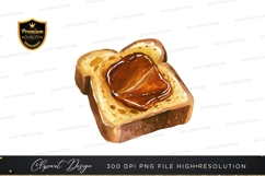 Delicious toast with jam Product Image 1
