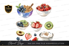 Healthy breakfast clipart png Product Image 1