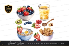 Healthy breakfast clipart png Product Image 1