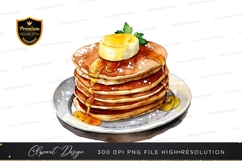 Delicious stack of pancakes Product Image 1