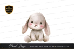 Cute bunny clipart png Product Image 1