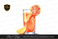 Refreshing iced tea with lemon slices Product Image 1
