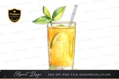 Refreshing iced tea with lemon and mint Product Image 1