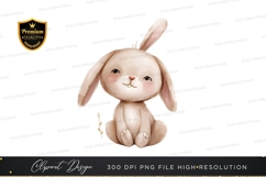 Cute bunny rabbit clipart png Product Image 1