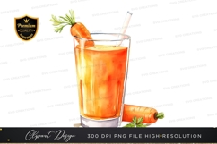 Carrot juice clipart png Product Image 1