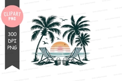 Tropical beach sunset Product Image 1