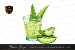 Aloe vera drink clipart png Product Image 1