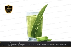 Aloe vera juice clipart png Product Image 1