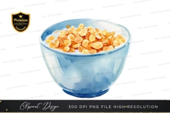Bowl of popcorn clipart png Product Image 1