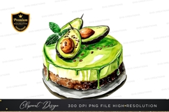 Avocado chocolate cake Product Image 1