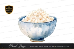 Popcorn in a blue bowl Product Image 1