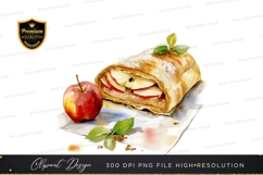 Apple strudel clipart png Product Image 1