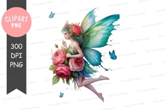 Enchanted fairy with roses Product Image 1