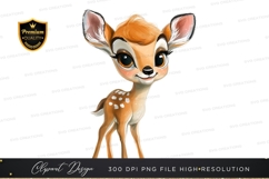 Adorable baby deer clipart png Product Image 1