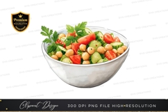 Fresh chickpea and vegetable salad Product Image 1