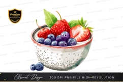 Healthy fruit bowl clipart png Product Image 1