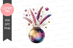 Galactic bouquet clipart png Product Image 1