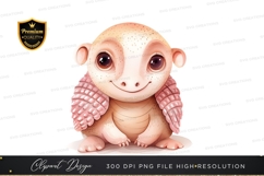Cute armadillo clipart png Product Image 1