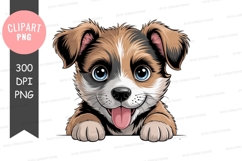 Cute puppy clipart png Product Image 1