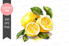 Fresh lemons clipart png Product Image 1