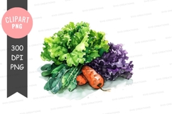 Fresh vegetables clipart png Product Image 1
