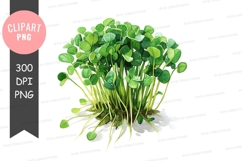 Bunch of green leaves clipart png Product Image 1