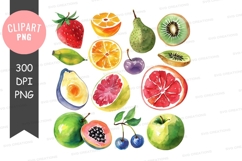 Assorted fruits clipart png Product Image 1