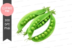 Fresh green peas clipart png Product Image 1