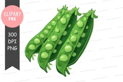 Fresh green peas clipart png Product Image 1