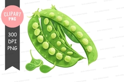 Fresh green peas clipart png Product Image 1