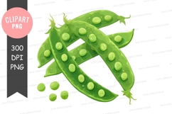Fresh green peas clipart png Product Image 1