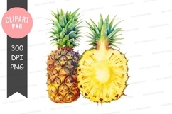 Pineapple clipart png Product Image 1