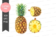 Pineapple clipart png Product Image 1