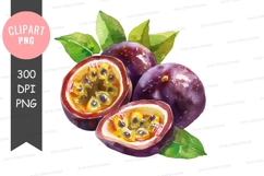 Passion fruit clipart png Product Image 1