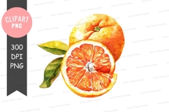 Vibrant orange clipart png Product Image 1
