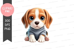 Cute cartoon puppy Product Image 1