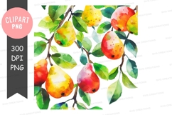 Vibrant citrus branch clipart png Product Image 1