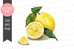 Fresh lemon clipart png Product Image 1