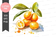 Vibrant oranges clipart png Product Image 1