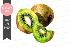 Kiwi fruit clipart png Product Image 1