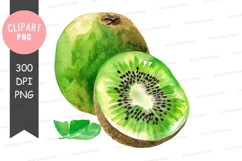 Kiwi fruit clipart png Product Image 1