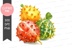 Exotic fruits clipart png Product Image 1