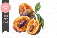 Passion fruit clipart png Product Image 1