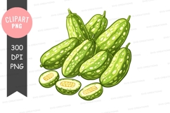 A collection of bitter melons Product Image 1