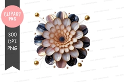 Elegant floral design clipart png Product Image 1