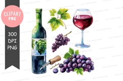 Wine clipart png Product Image 1