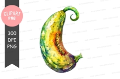 Colorful bell pepper clipart png Product Image 1