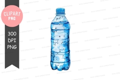 Blue water bottle clipart png Product Image 1