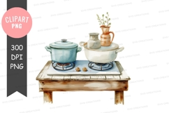 Cozy kitchen clipart png Product Image 1