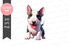 Happy puppy clipart png Product Image 1